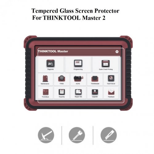 Tempered Glass Screen Protector for THINKCAR THINKTOOL Master2